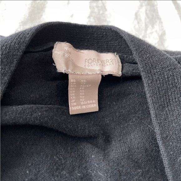 Forever 21 Button Down Cardigan Bundle of 3 Black Pink XSmall Small - Picture 4 of 9